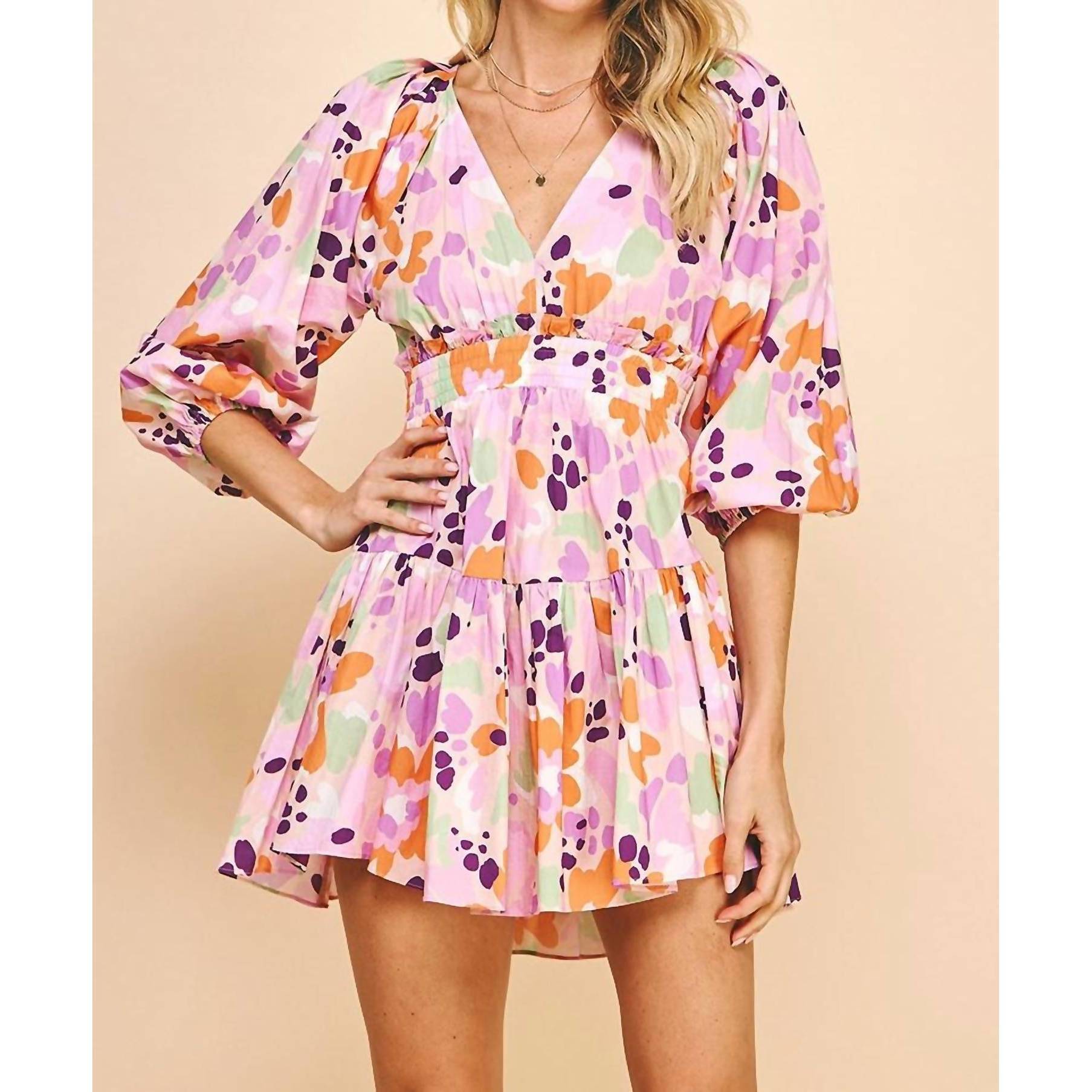 New Pinch Chanda Dress In Multicolor